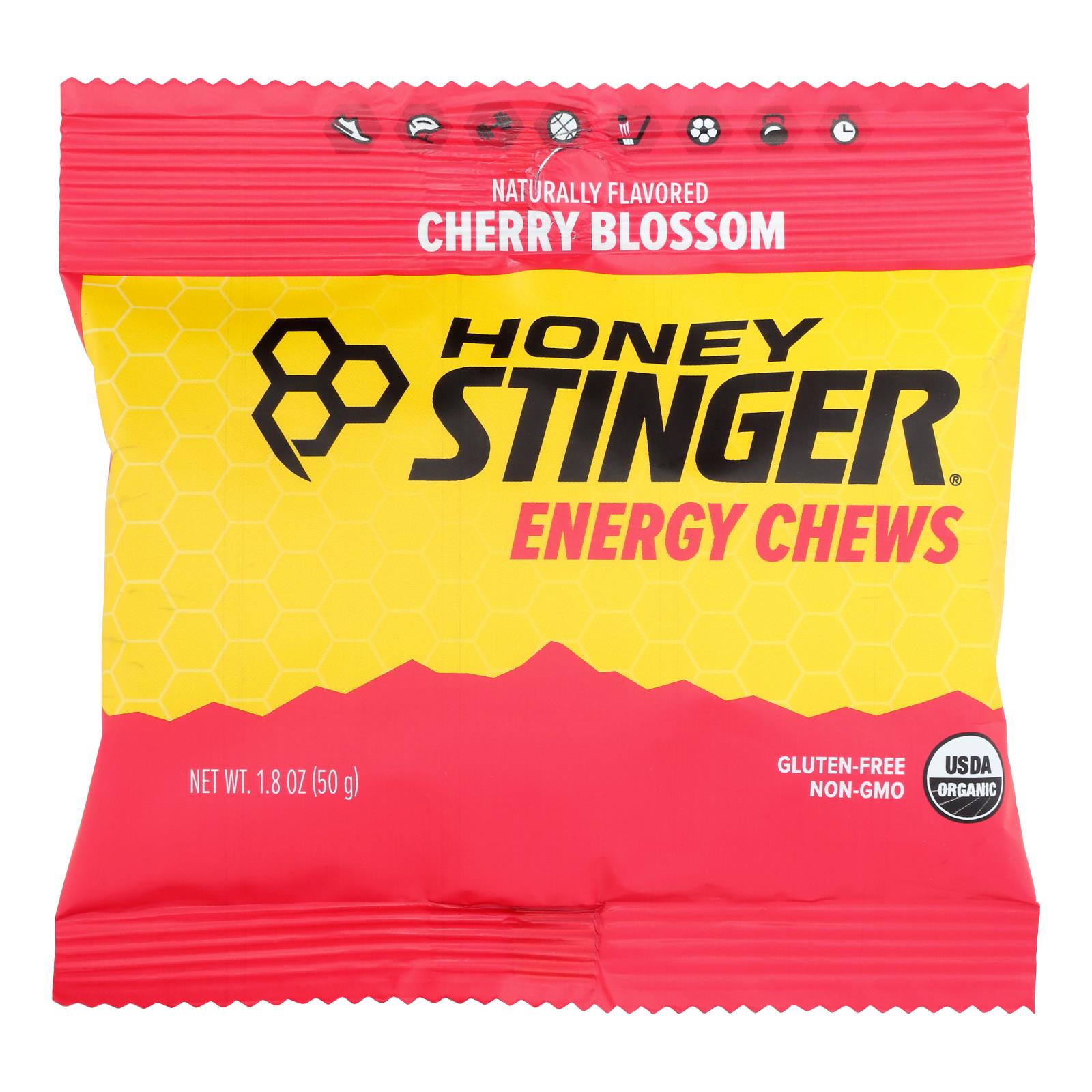 Honey Stinger Energy Chew - Organic - Cherry Blossom - 1.8 Oz - Case Of 12