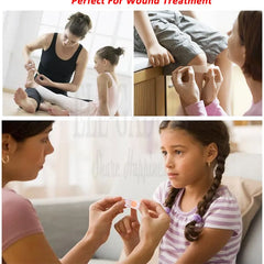 5pcs bordered guaze pad sterilized wound dressing waterproof adhesive wound plaster bandage sticker home travel first aid kit 1