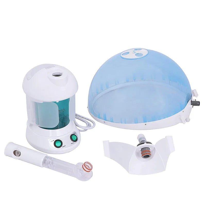 2 in 1 Hair Facial Steamer Air Humidifier Hot Mist Moisturizing For Facial Sauna Hydration Skin Care Home Salon Face Atomizer