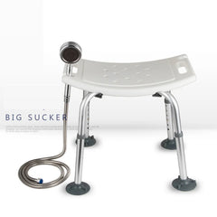 adjustable medical bath chair for the elderly non slip pregnant disabled bathroom shower stool toilet seat bench taburete ducha