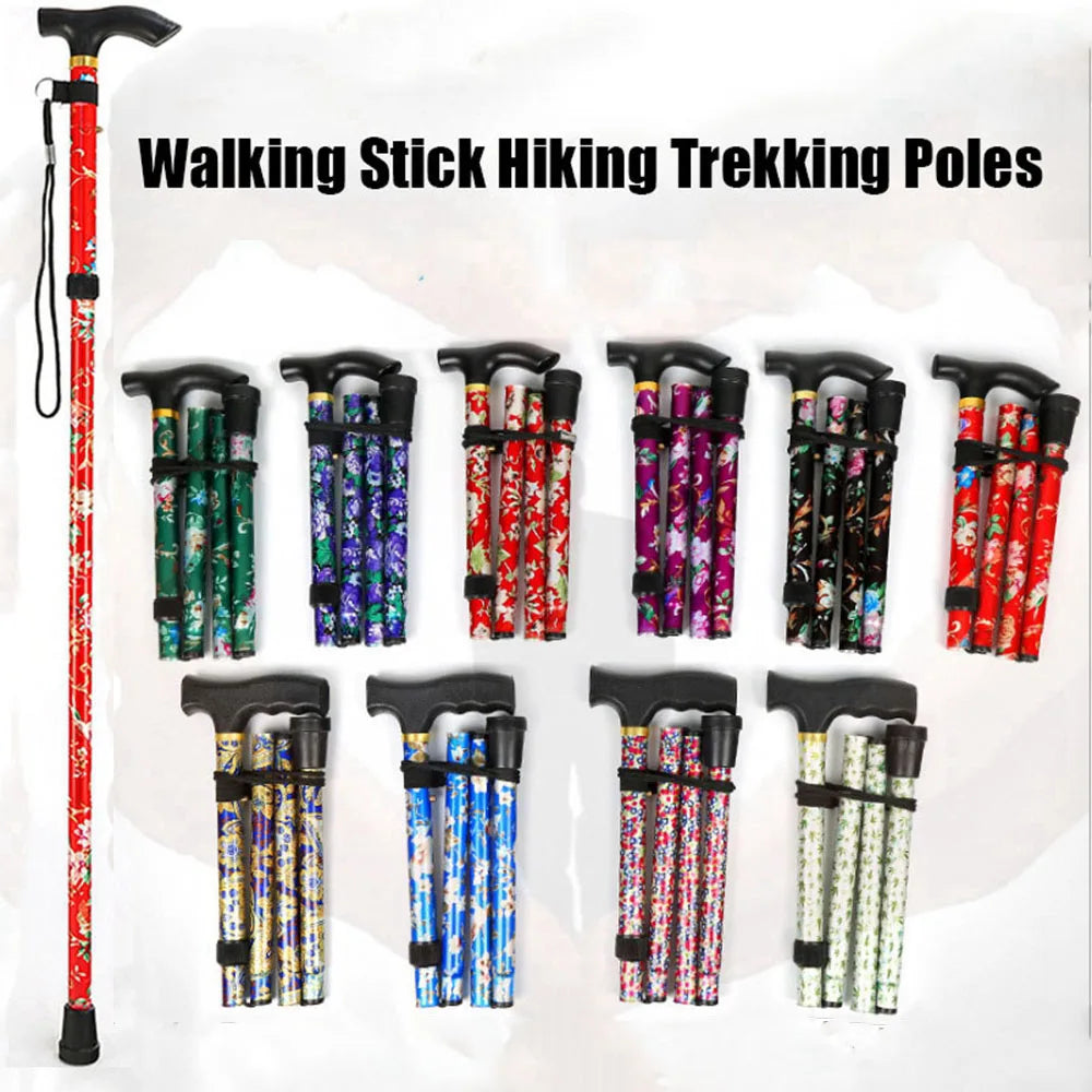 Hot New Telescopic Walking Sticks Collapsible Cane