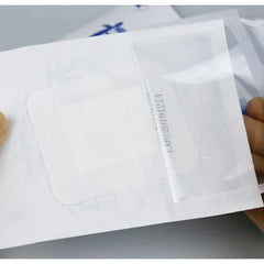5pcs bordered guaze pad sterilized wound dressing waterproof adhesive wound plaster bandage sticker home travel first aid kit 1