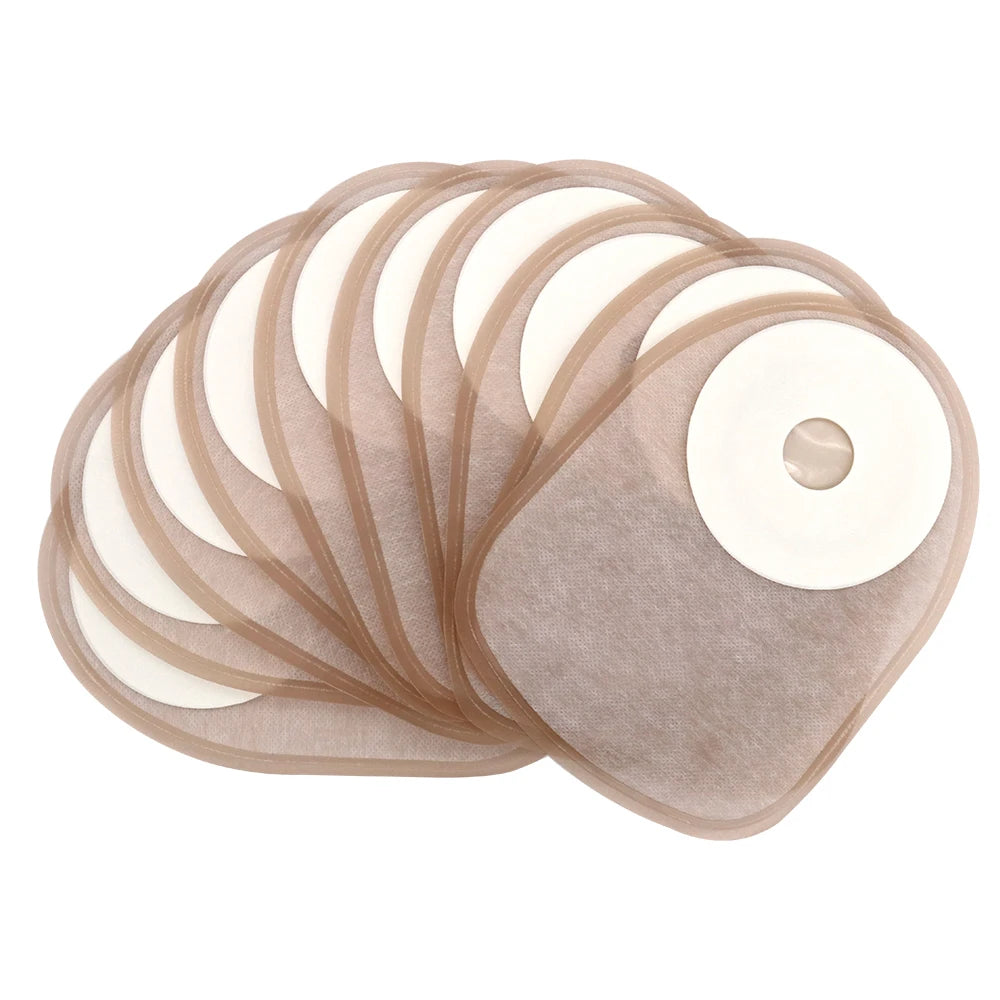 30 Pcs Colostomy Bags Disposable No-leak Ostomy Bag Comfortable Stoma Pouch Bag Non-woven Adults Colostomy Bag Supplies