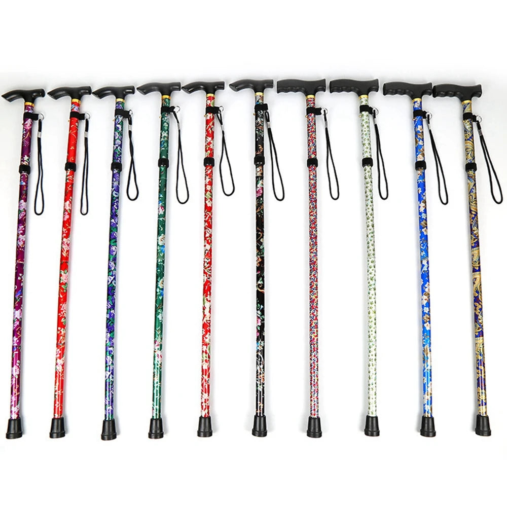 Hot New Telescopic Walking Sticks Collapsible Cane