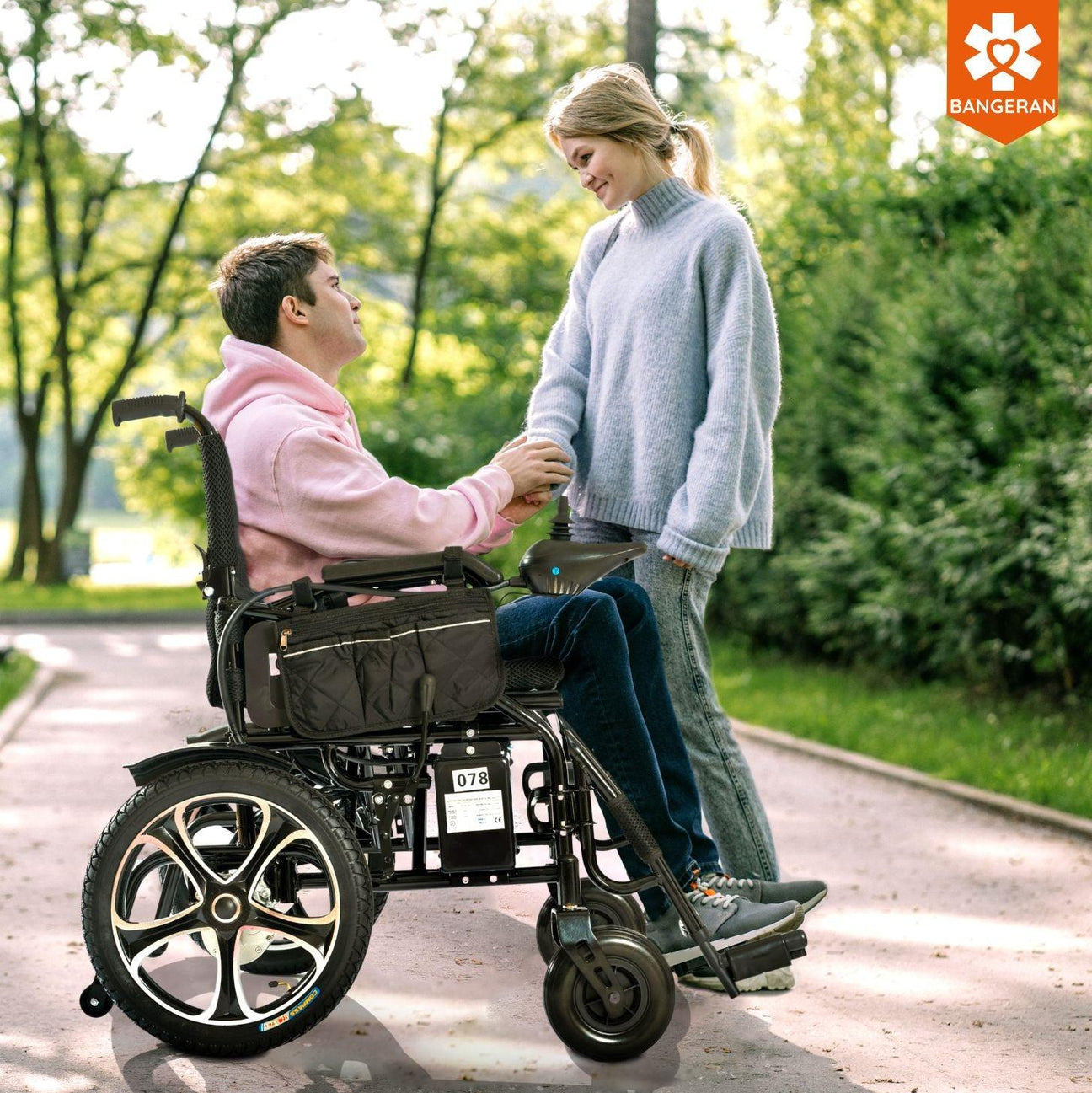 Hercules Lite Compact Portable Folding Travel Electric Wheelchair