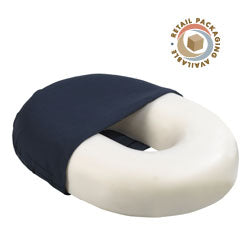 Roscoe Invalid Ring with Navy Cloth Cover (16")