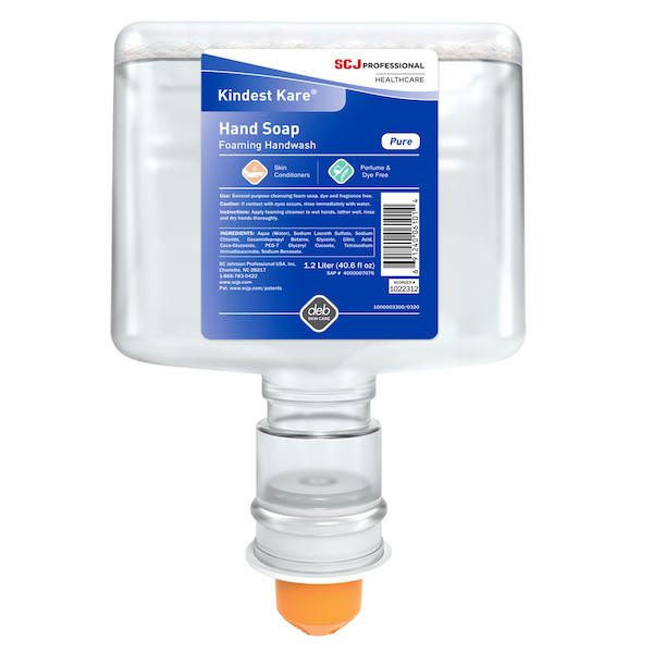 Soap Kindest Kare PURE Foaming 1,000 mL Dispenser Refill Bottle Unscented,Packaging Type- Each