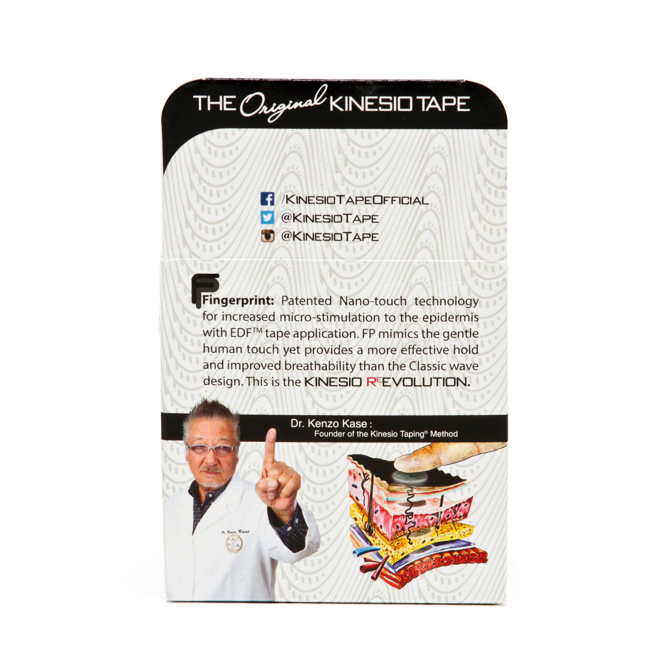 Kinesiology Tape Kinesio Tex Gold Black 2 Inch X 5-1/2 Yard Cotton NonSterile, Packaging Type- Each