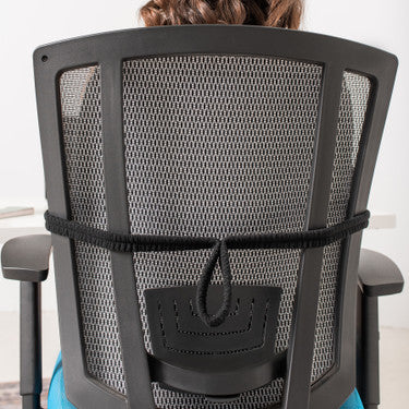 Lowback Backrest Support Obusforme Black (bagged)