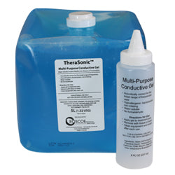 TheraSonic Ultrasound Gel, 5 Liter Container (1.3 gallon) with 8 Oz. Empty Bottle