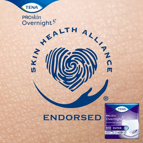 Unisex Adult Absorbent Underwear TENA ProSkin Overnight Super Pull On with Tear Away Seams Medium Disposable Heavy Absorbency, Packaging Type- Case