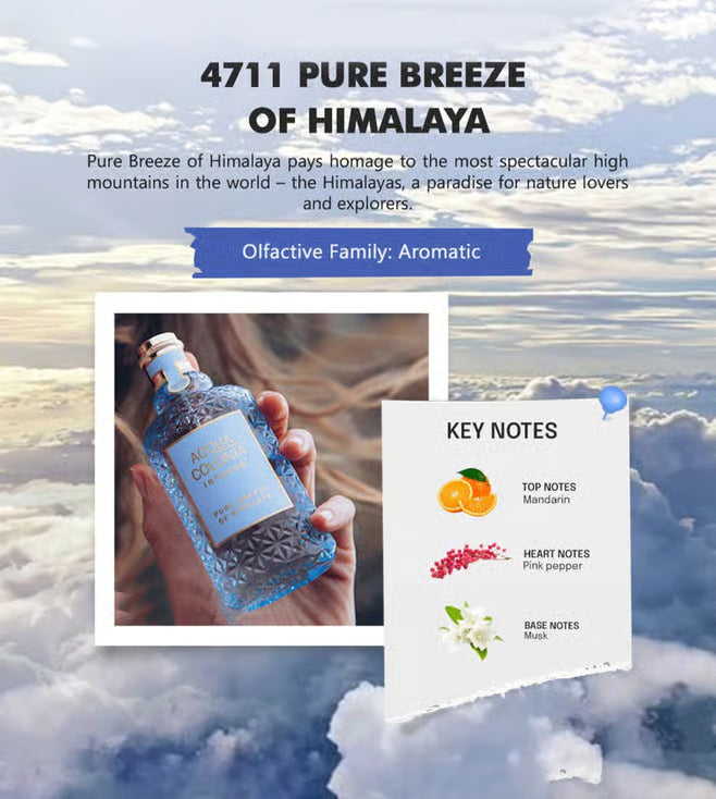 4711 Acqua Colonia Pure Breeze of Himalaya by 4711 Eau De Cologne Intense Spray for Women