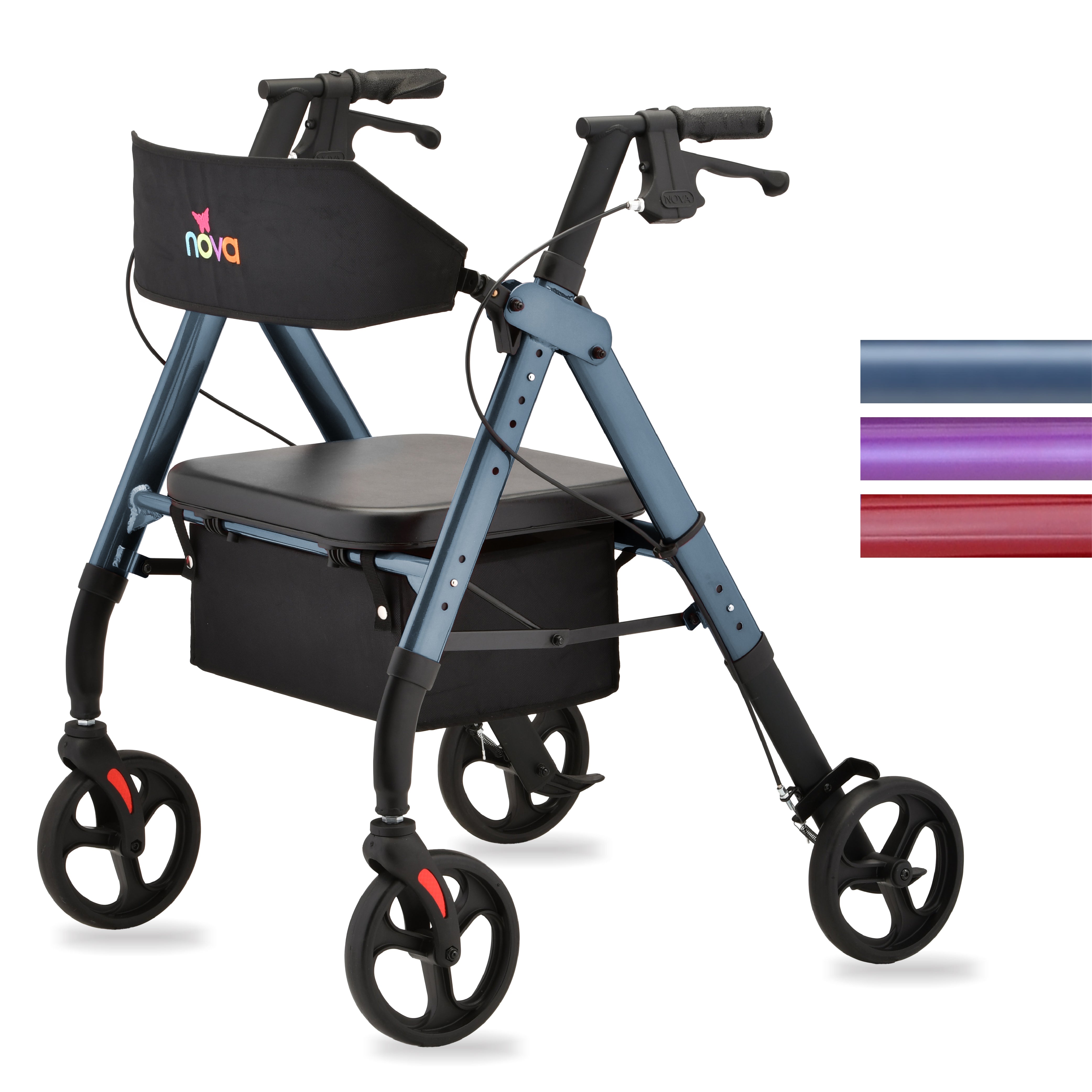 NOVA blue Rollator HD