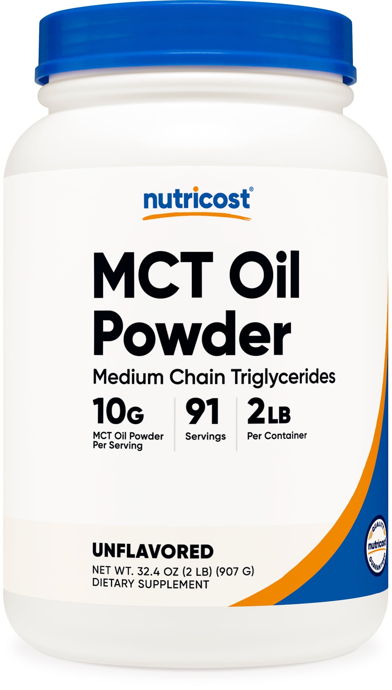 MCT Oil Powder 2LBS (32Oz) - Zero Net Carbs Supplement