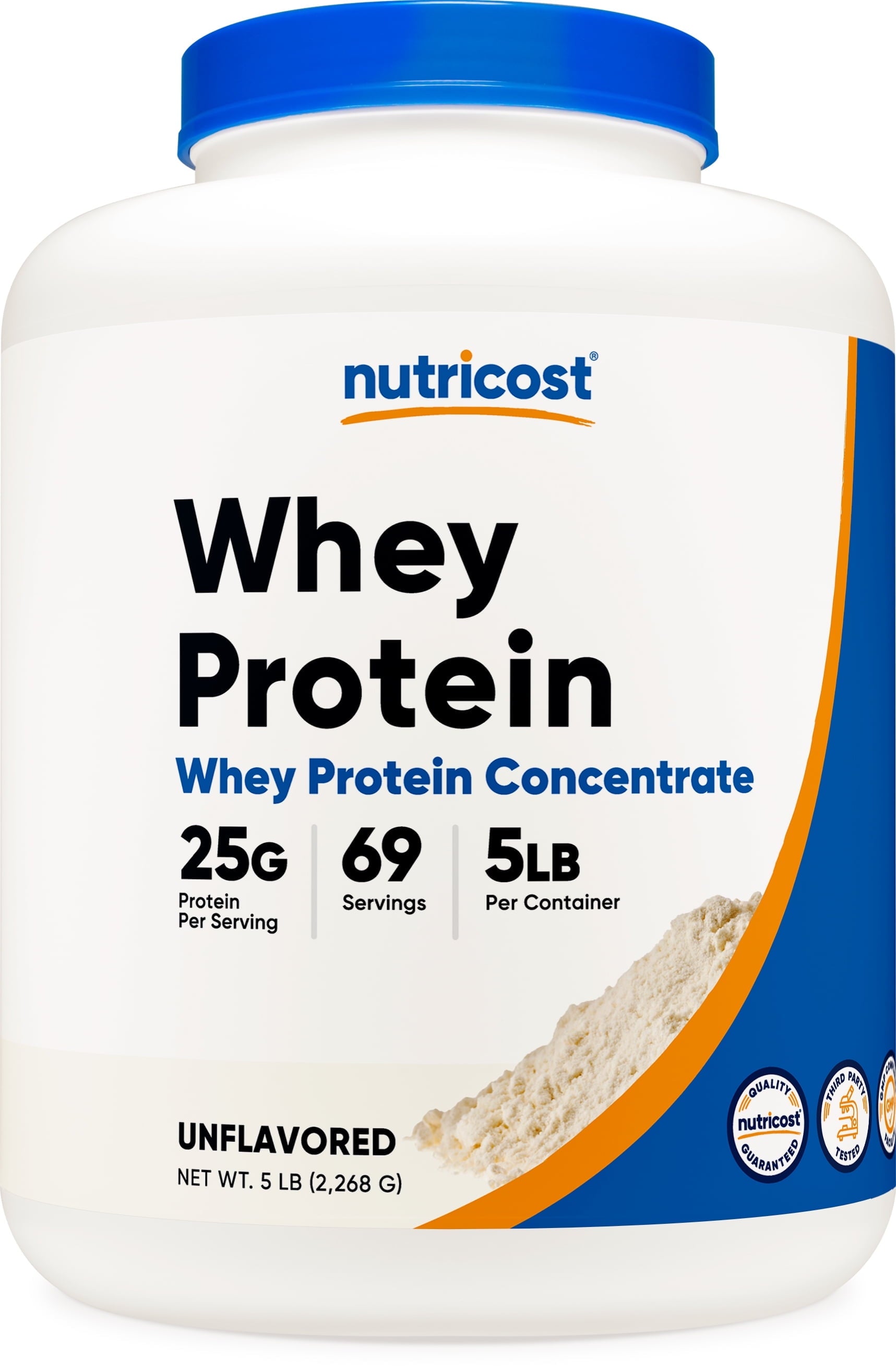 Whey Protein Concentrate Powder (Unflavored) 5LBS