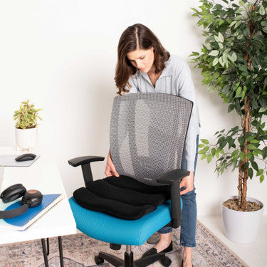 Obus Contoured Seat Cushion Black  (bagged)
