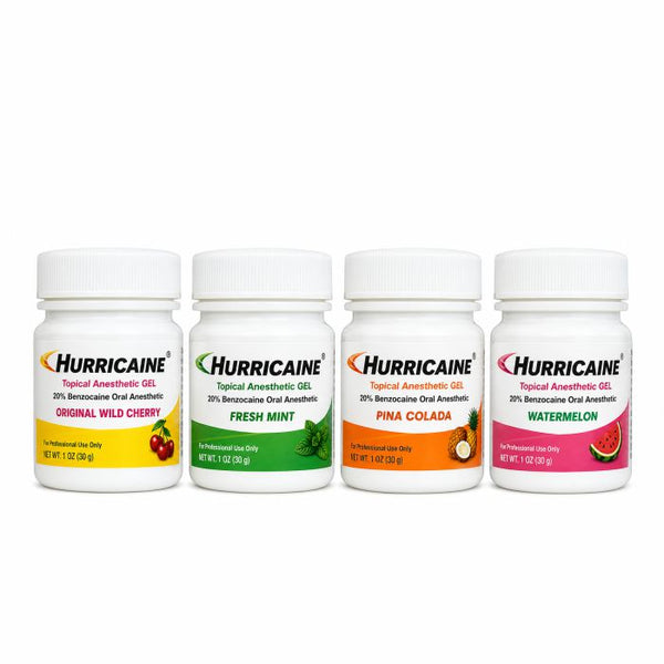Oral Pain Relief HurriCaine 20% Strength Benzocaine Oral Gel 1 oz.,Packaging Type- Each