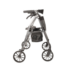Wonder Rollator Plus with 8" Wheels - Lightweight & Durable Mobility Aid for Comfort & Stability. Ideal for Indoor & Outdoor Use. Easy to Maneuver & Fold.