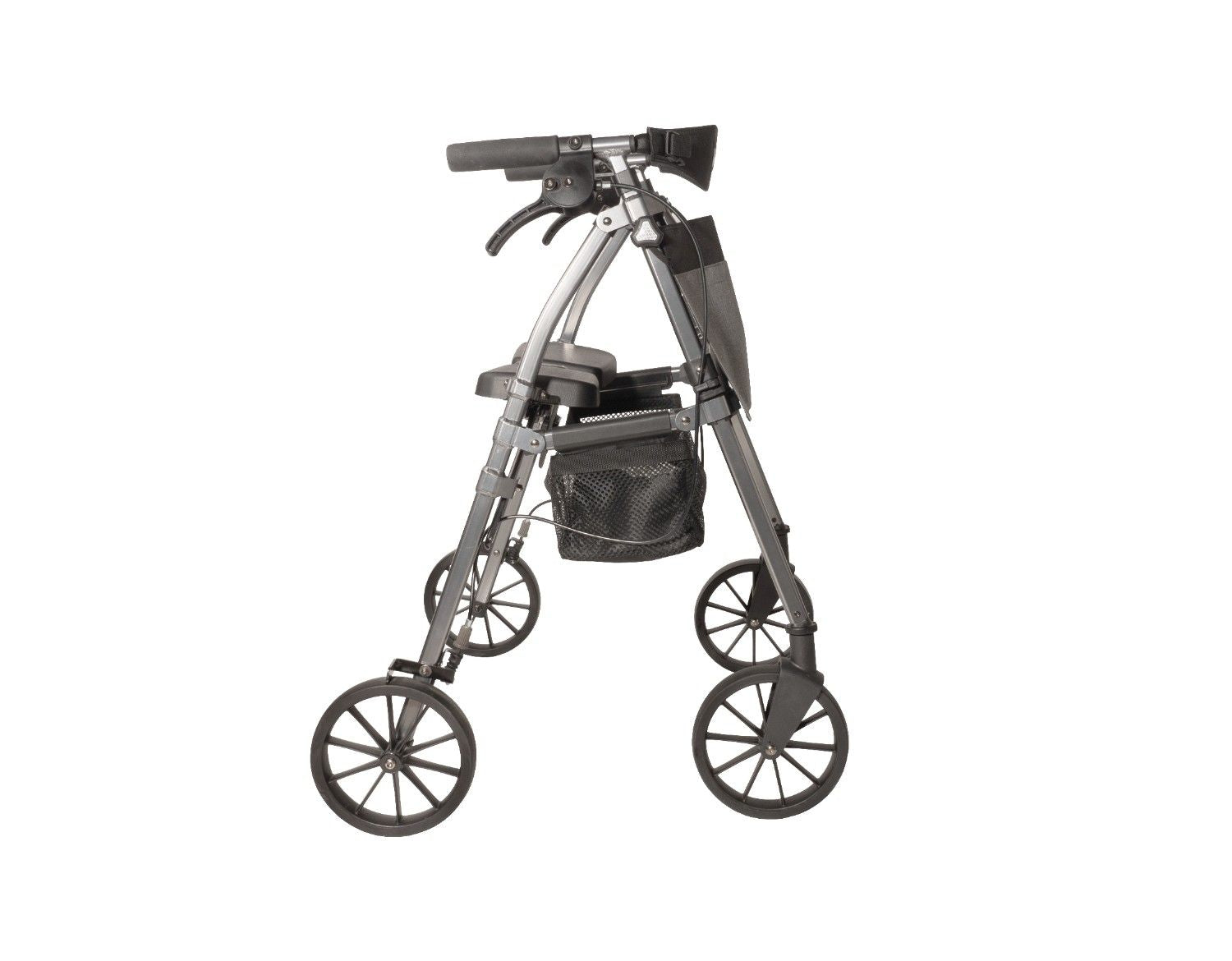 Wonder Rollator Plus with 8" Wheels - Lightweight & Durable Mobility Aid for Comfort & Stability. Ideal for Indoor & Outdoor Use. Easy to Maneuver & Fold.