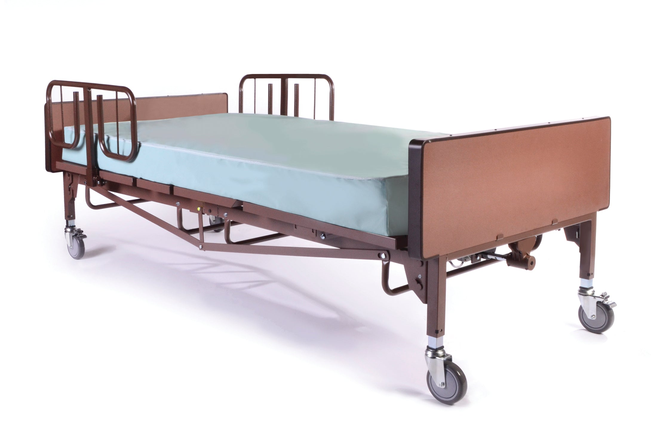 Probasics 42" Full Electric Bariatric Bed Package with Half-Length Rails