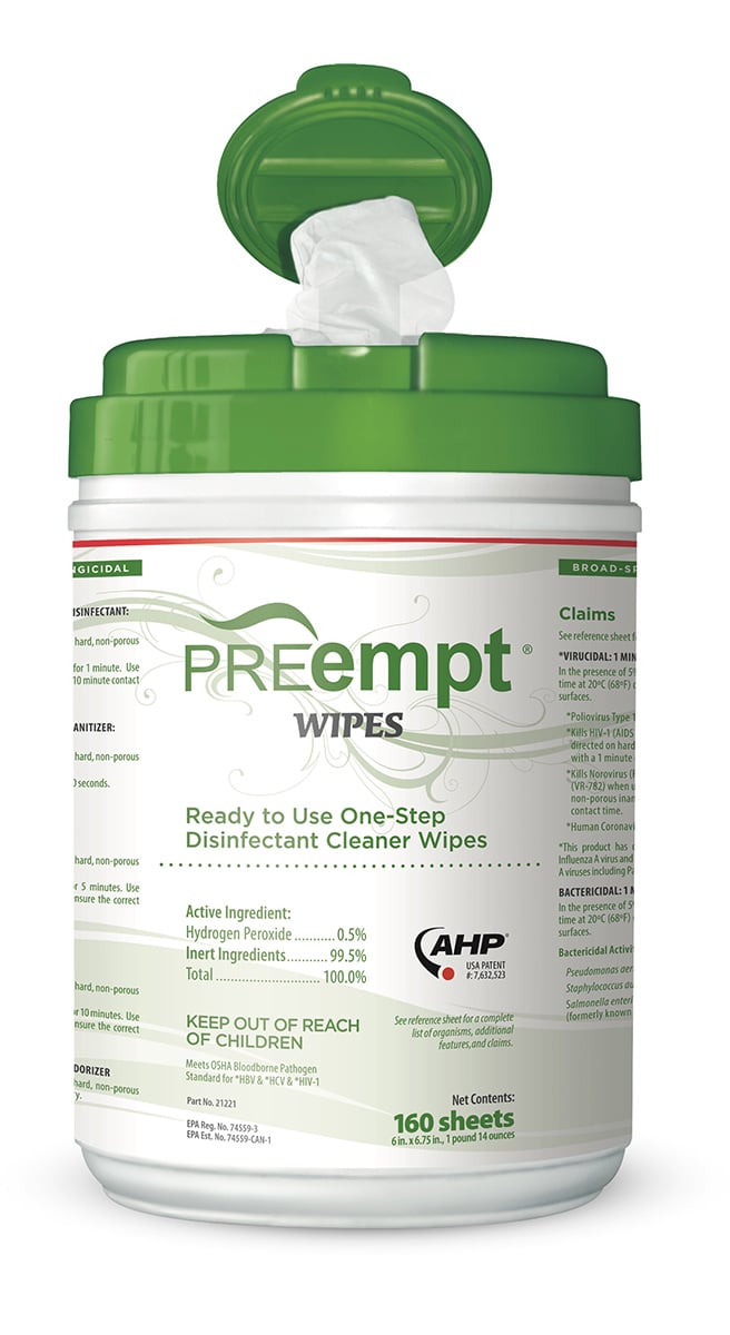 PREempt RTU Surface Disinfectant Cleaner Peroxide Based Manual Pour Liquid 32 oz. Bottle Scented NonSterile,Packaging Type- Each
