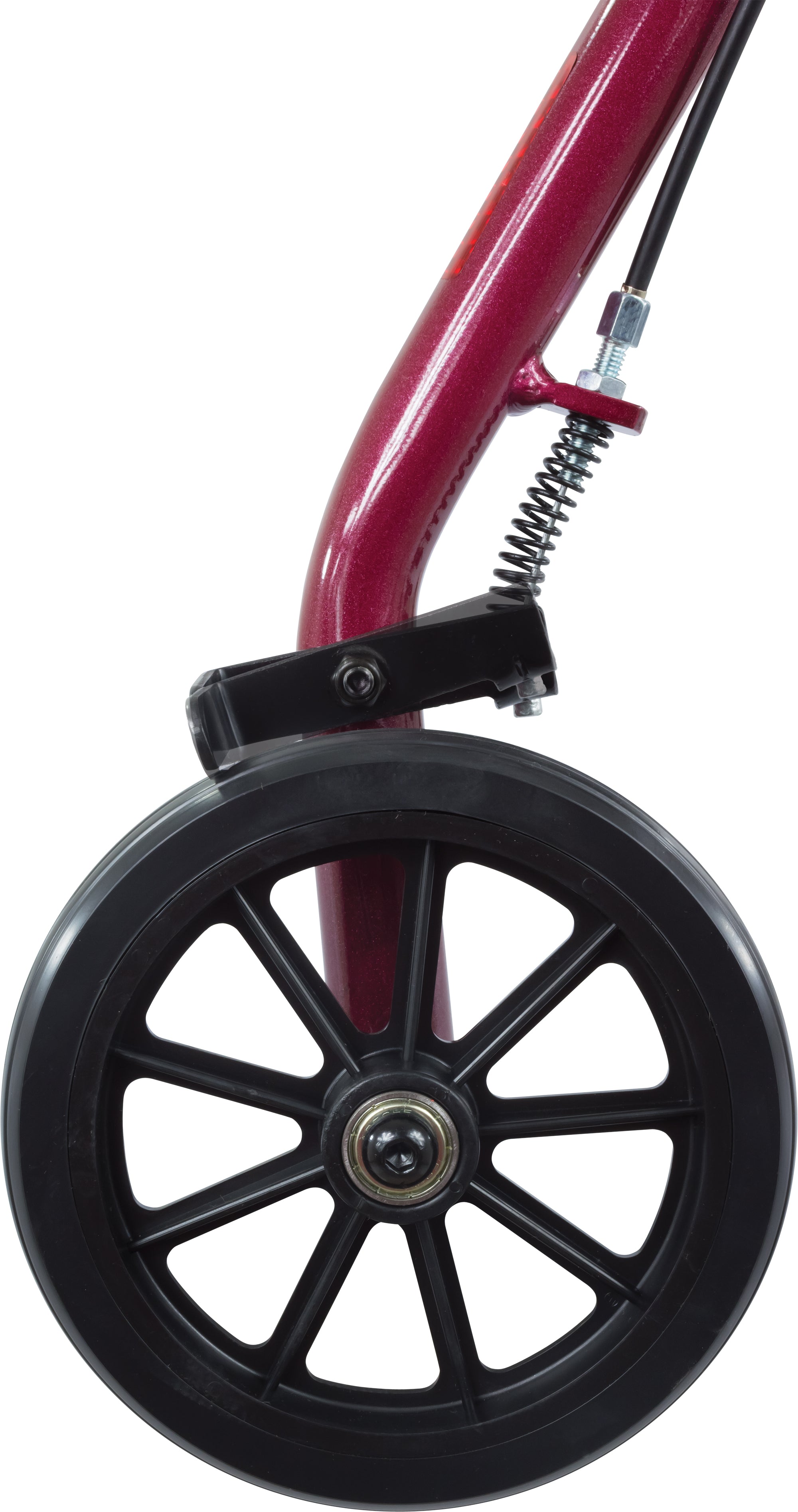 ProBasics Aluminum Rollator with 6-inch Wheels, Burgundy