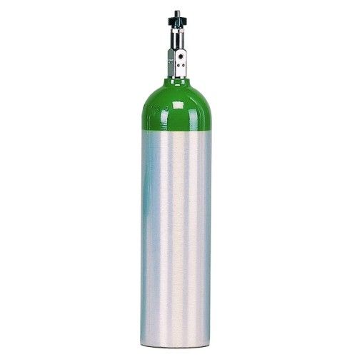 Aluminum D Cylinder with Toggle Valve, PALLET