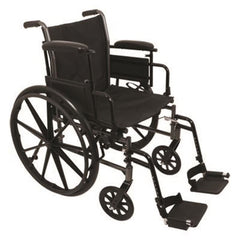 Probasics K3 Lightweight Wheelchair with Flip-up desk arms and Swing-Away Footrests ,300 lbs Weight Capacity ,20" x 16" ,WC32016DS