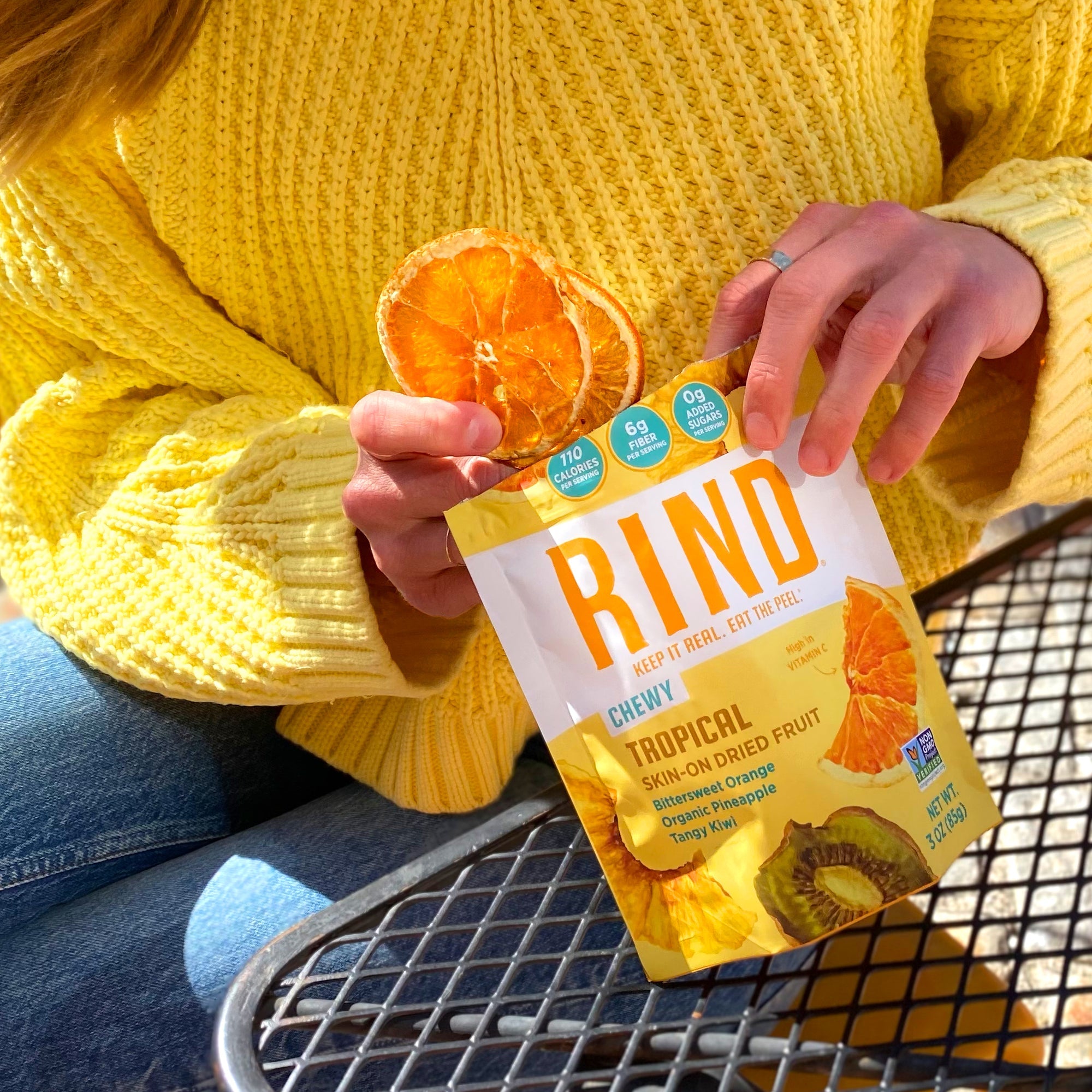 Rind Snacks - Dried Fruit Blend Tropical - Case Of 12 - 3 Oz