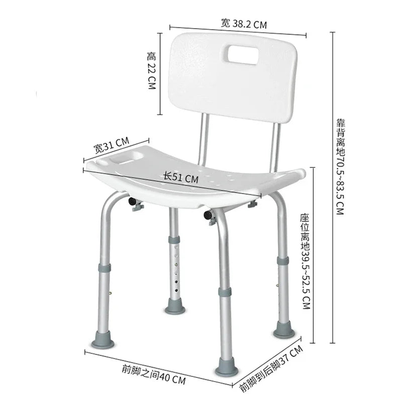 Spa Furniture Portable Folding Stools Black Stool Vintage Bathroom Washbasin Cabinet Foldable Shower Kitchen Storage Space Low