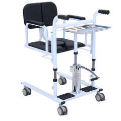 care device hydraulic transport chair bedridden elderly paralyzed senior patient lift bath chair with wheel