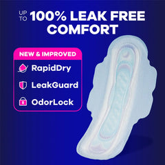feminine pad always ultra thin overnight with wings heavy absorbency packaging type case