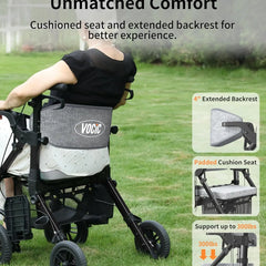 Rollator Walkers for Seniors with Seat