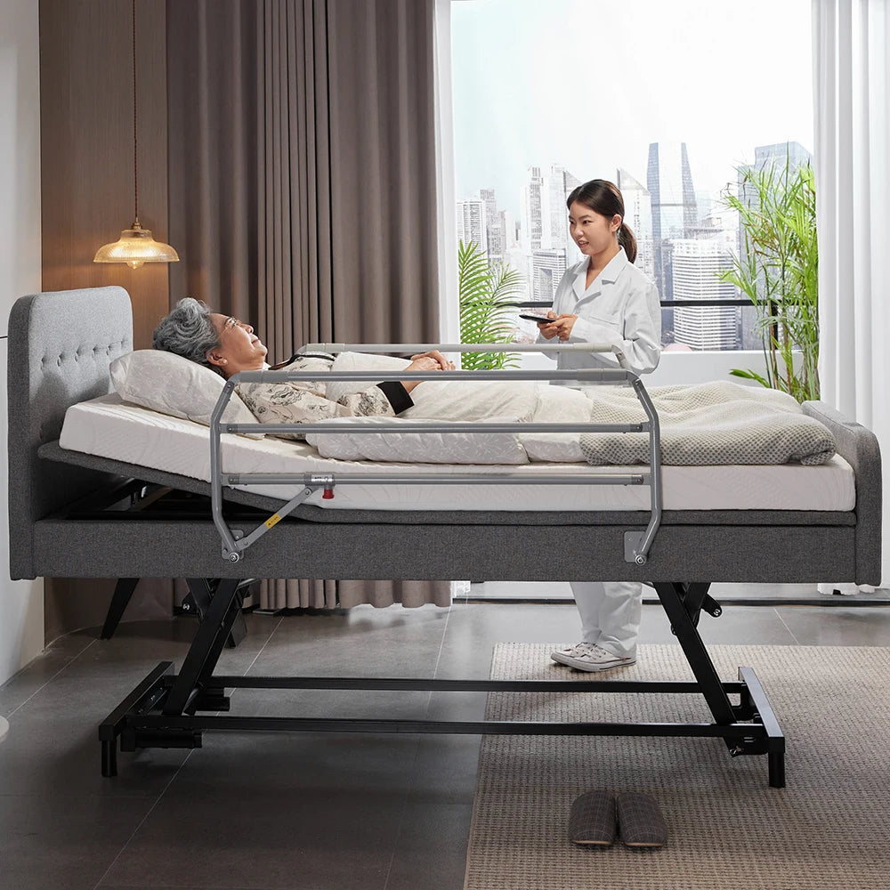 Medical Factory Home Care Bed For Elderly Electric Nursing Home Bed Home Care Electric Adjustable Beds For Seniors