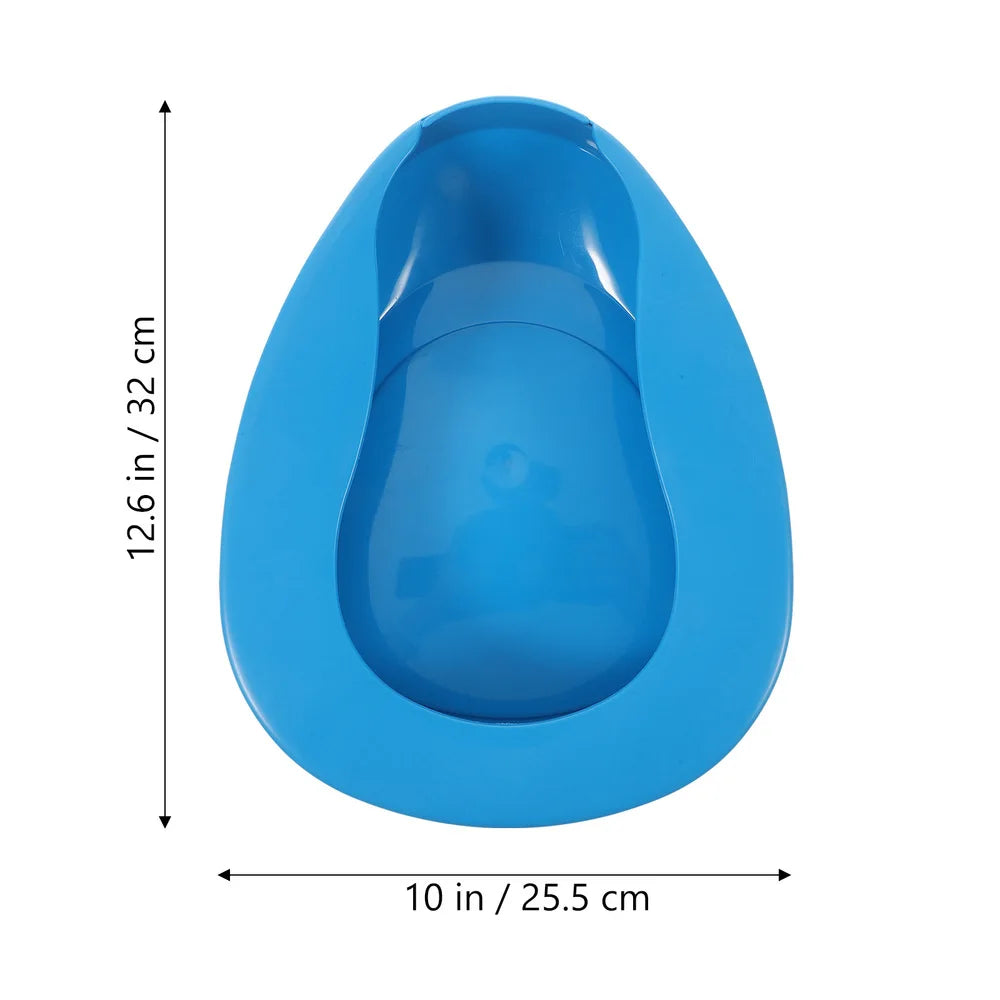 Pan Bed Bedpan Smooth Urinalfracture Portable Washable Bedridden Bathroom Pee Bariatric Container Contoured Emergency Commodes