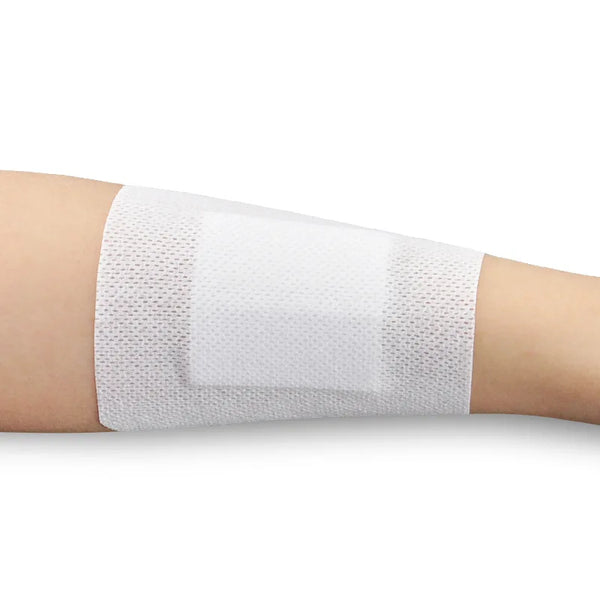 10pcs Adhesive Bandages Non-woven Waterproof Medical Bandage Fixation Tape Wound Dressing Bandage Pad Plasters Health Care