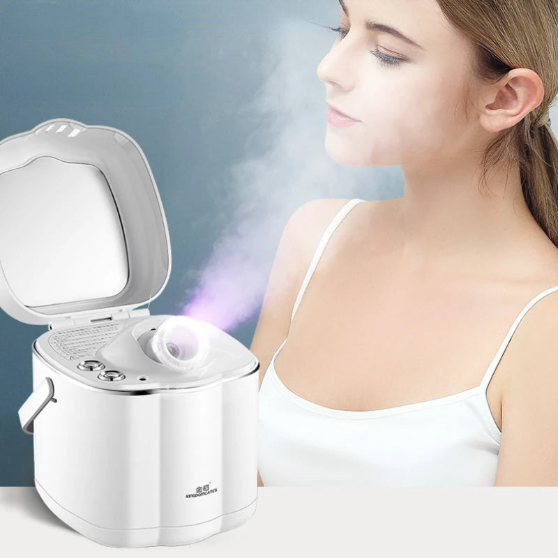 Intelligent Steaming Facial Steamer Hot Spray Home Beauty Instrument Ion Nano Spray Water Replenishment Instrument Beauty Health