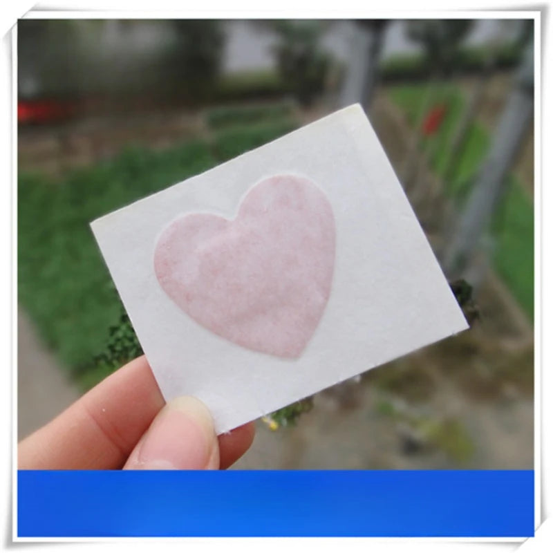 10pcs Red Heart Band Aid Skin Patch for Neck Hickey Love Bite Covering Girls Wound Plaster Breathable Medical Strips Bandages