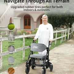 Rollator Walkers for Seniors with Seat