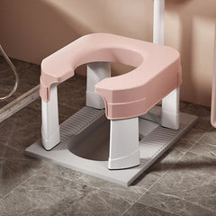 squatting toilet stool chair non slip thick household widen panel sturdy rounded edge easy to wash potty chairs for bathroom