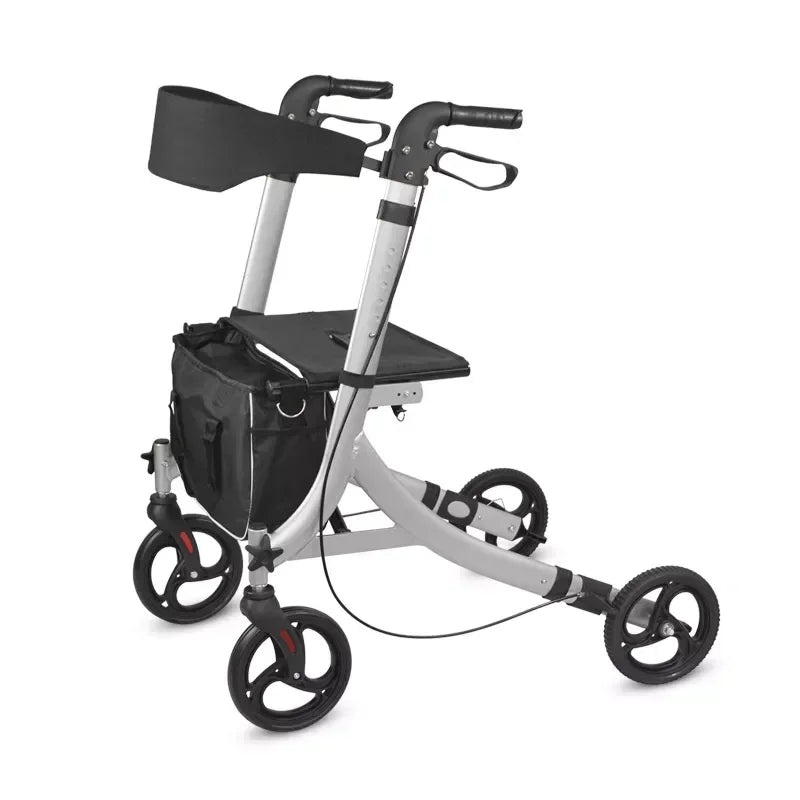 Lightweight 4 Wheel Walkers Universal Walker Tas Rollator for Elderly Senior Walker