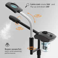 hot facial steamer warm mist humidifier for face deep cleaning vaporizer salon home spa sprayer skin care whitening