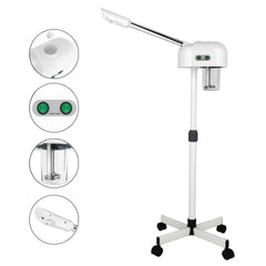 Ozone Hot Facial Steamer Warm Mist Humidifier With for Face Deep Cleaning Vaporizer Skin Care Whitening Salon Home Spa Sprayer