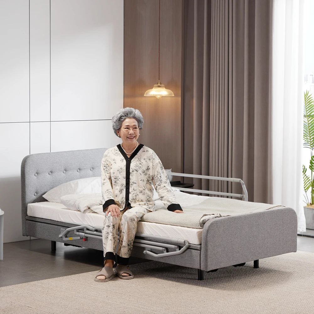 Medical Factory Home Care Bed For Elderly Electric Nursing Home Bed Home Care Electric Adjustable Beds For Seniors