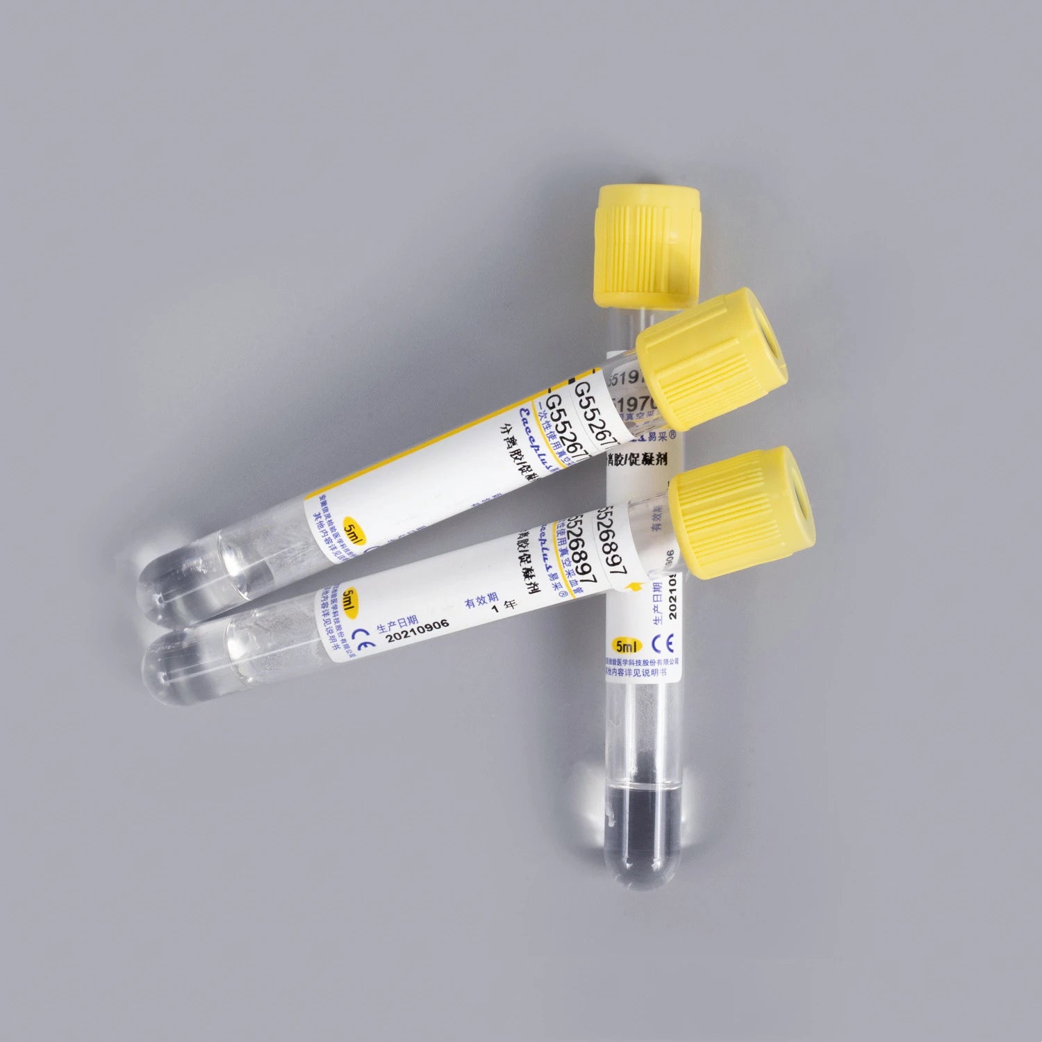 10pcs/50pcs Disposable Vacuum Blood Collection Tube with Separation Gel/Coagulant Lab Medical Blood Collecting Tube