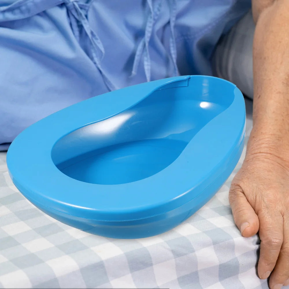 Pan Bed Bedpan Smooth Urinalfracture Portable Washable Bedridden Bathroom Pee Bariatric Container Contoured Emergency Commodes