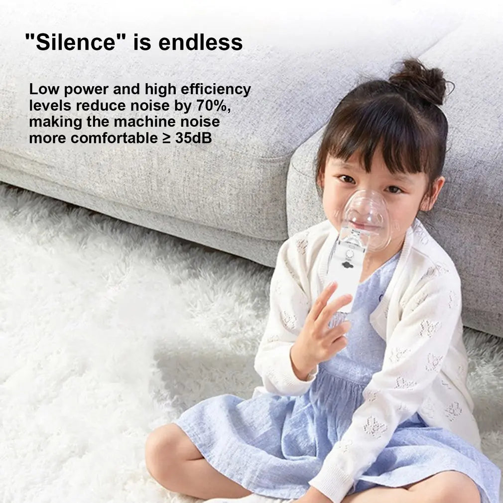 Atomizer USB Portable Handheld Silent Piezo Nebulizer Adult Humidifier Mist Sprayer Facial Steamer Perfect For Home Office