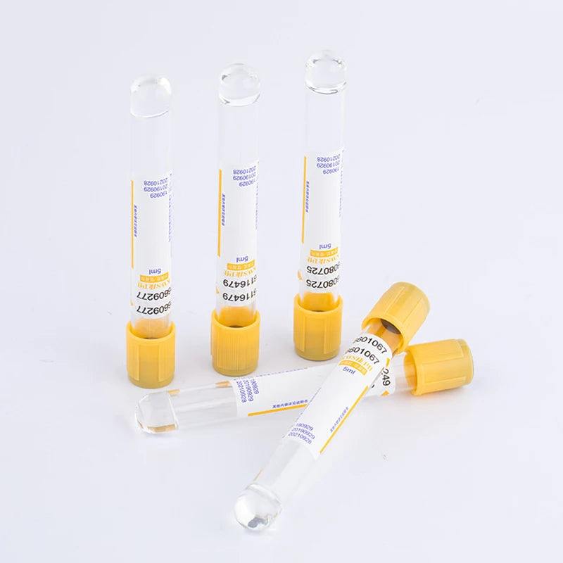 10pcs/50pcs Disposable Vacuum Blood Collection Tube with Separation Gel/Coagulant Lab Medical Blood Collecting Tube