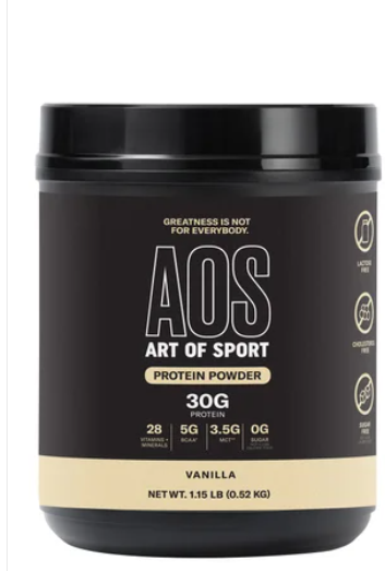 Art of Sport 30g Protein Powder, Vanilla, 1.15 lbs