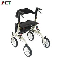 hct 9123d wholesales aluminum patient health care walking aid senior rollator walker with handle and brakes for elderly